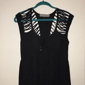 Bless’ed are the Meek Long Black Dress